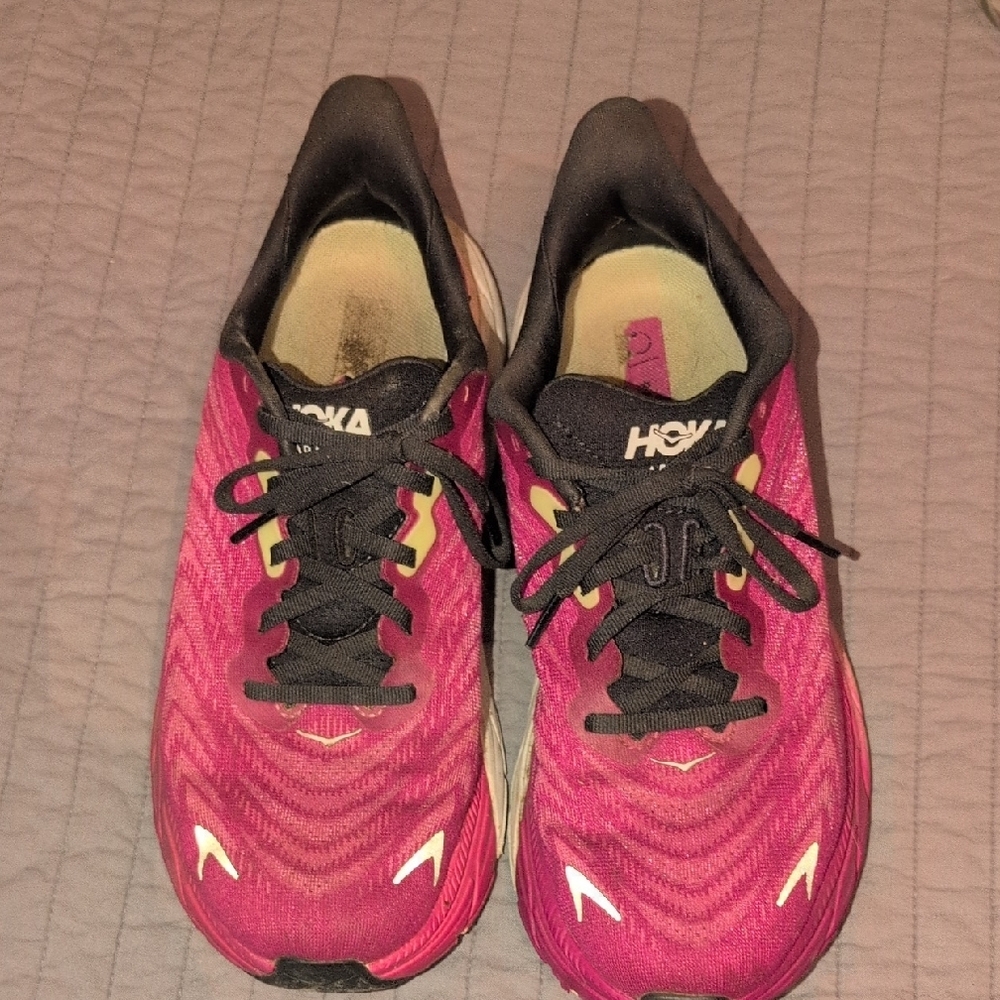 Hoka Pink Women's Running Shoes